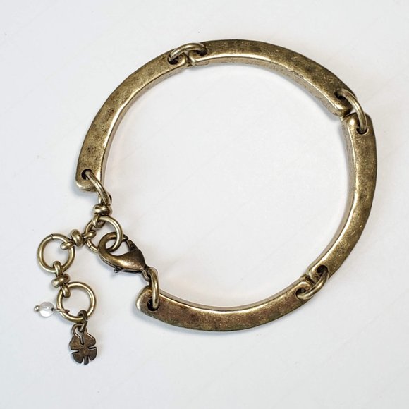 LUCKY BRAND Antiqued Gold Tone Bracelet - Picture 4 of 5